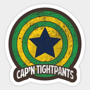 Cap'n Tightpants Sticker